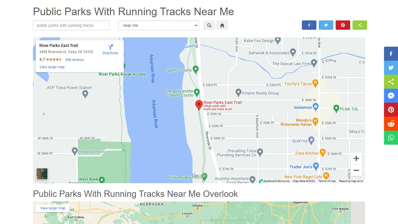 Public Parks With Running Tracks Near Me